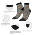 thumbnail image 5 of Fuzoiu Snowflake Colorful Print Adult Socks, Crew Moisture-wicking Socks, Unisex Cushion Crew Socks,Casual Sports Ankle Socks, 5 of 7