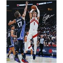 Gradey Dick Toronto Raptors Autographed 8" x 10" Jump Shot vs. Kings Photograph - Fanatics Authentic Certified
