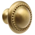 thumbnail image 2 of GlideRite 1.25 in. Round Beaded Cabinet Knobs, Satin Gold, Pack of 25, 2 of 5
