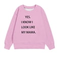 thumbnail image 4 of Bnwani Girls Sweatshirt Crew Neck Long Sleeve Short Sweatshirt Printed Tops T-Shirts Pullover, 4 of 4