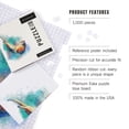 thumbnail image 5 of Lantern Press 1000 Piece Jigsaw Puzzle, River Otter, Watercolor, 5 of 5