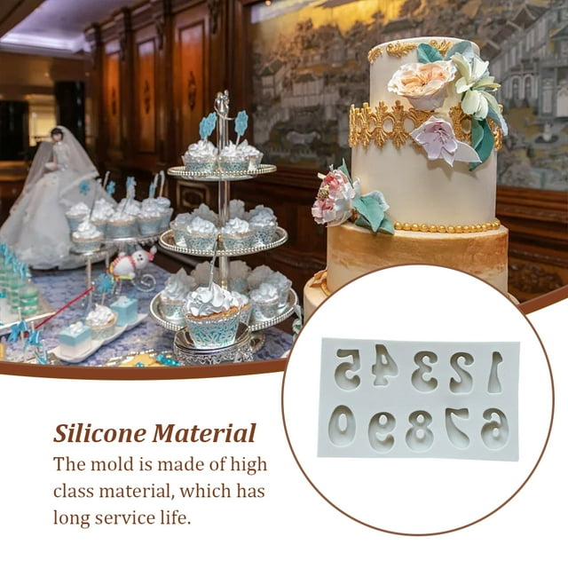 Silicone DIY Mold Interesting Home Bakery Alphabet Number Baking Tools Cakes Making Mould Cake Decorating Tool Kitchen Gadget Numbers