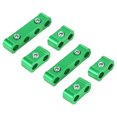 thumbnail image 1 of Unique Bargains 2 Set 8mm Car Auto Engine Spark Plug Wire Separator Looms Divider Organizer Clamp Aluminum Alloy Blue, 1 of 7