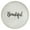 Gray Wash / Black "Beautiful" Text, variant on Elegant Designs 13.75" Decorative Round Wood Serving Tray with Handles, "Beautiful", Gray Wash