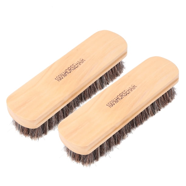 2 Cepillos para Zapatos de Crin Cerdas Suaves Flexibles y Cómodos de Usar Ideales para Limpiar Engrasar y Pulir Zapatos de Vestir la Mejor Opción para Cepillar ANGGREK Otros