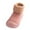 Pink, variant on LUOGENLI Slippers Girls Slippers Kids Toddler Baby Boys Girls Solid Warm Knit Soft Sole Rubber Shoes Socks Slipper Stocking Girls Slippers Size 11.5 Girls Slippers Size 4 Khaki 20/21