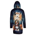 thumbnail image 2 of Happy Halloween Vampire Basset Hound BOO with Pumpkins Fun and Spooky All Over Print 3D Hooded Duffle Toggle Coat Bassets Dog Breed Lovers Gifts Idea - 00018, 2 of 6