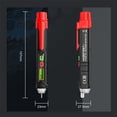 thumbnail image 4 of HABOTEST HT100 Non Contact Voltage Tester,AC Electricity Detect Pen 12V-1000V/48V-1000V,Dual Range,LCD Display,LED Flashlight,Buzzer Alarm,Wire Breakpoint Finder, 4 of 11