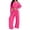 Hot Pink, variant on Maqroz Womens Two Piece Lounge Sets Off Shoulder Cropped Sweatshirts Wide Leg Pants Sweatsuit Outfits Matching Casual Y2K Streetwear