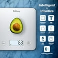 thumbnail image 5 of (3 pack) Bisonbody Digital Food Kitchen Scale with Smart App â Large Kitchen Scale with 201 Stainless Steel Surface 5 Unit Conversions â Digital Kitchen Scale App to Track Nutritional Information, 5 of 8