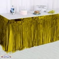 thumbnail image 6 of PMU Fringe Table Skirt (Gold) 9 ft x 29 inches Pkg/1, 6 of 7