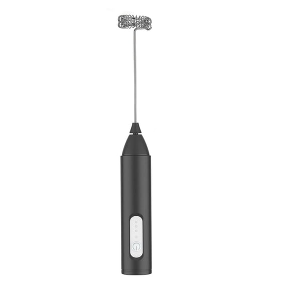 USB Rechargeable Mini Milk Frother 3 Speed Handheld Foam Maker Multifunctional Coffee Whisk for Kitchen Enthusiasts