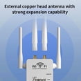 thumbnail image 2 of WiFi Extender Booster with Ethernet Port 1200Mbps WiFi Booster Range Extender Dual Band 5GHz/2.4GHz Wireless Signal Booster WiFi Amplifier Wi-Fi Extension Internet Booster for Home, 2 of 20