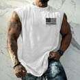 thumbnail image 2 of Yiaimeir Men's Sleeveless American Flag Graphic Tee Casual Summer Muscle Tank Tops For Gym Sports And Daily Wear,Size S-3XL, 2 of 4