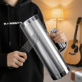 thumbnail image 3 of Foraineam Stainless Steel Guiro with Scraper, 12" x 4" Professional Latin Hand Percussion Instrument, Band Accompaniment Musical Training T, 3 of 8