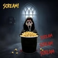 thumbnail image 6 of 2026 Scream 7 Ghost Face Popcorn Bucket, Blood-Stained Horror Mask Snack Bowl, Spooky Movie Night Centerpiece, Collectible Halloween Home Decor for Slasher Fans (A), 6 of 8