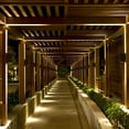 thumbnail image 3 of Ruiboury Modern Black LED Up Down Outdoor Waterproof Wall Washer Light, 3 of 9