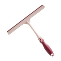 Blasgw Single Side Wipe Silicone Bathroom Cleaning Mirror Wall Scraper Glass Wiper Tool Pink