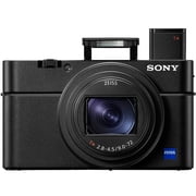 Sony Cyber-Shot RX100 VII RX100M7 Premium Compact Camera DSC-RX100M7 Enhanced Bundle with Triple 3x Battery Pack + 64GB Memory Card + Deco Gear Travel Case Accessory Kit & Photo Video Software