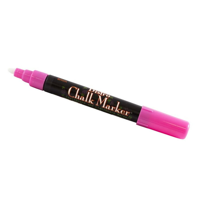 Marvy Uchida Fine Point Chalk Markers, Hot Pink, 2/Pack