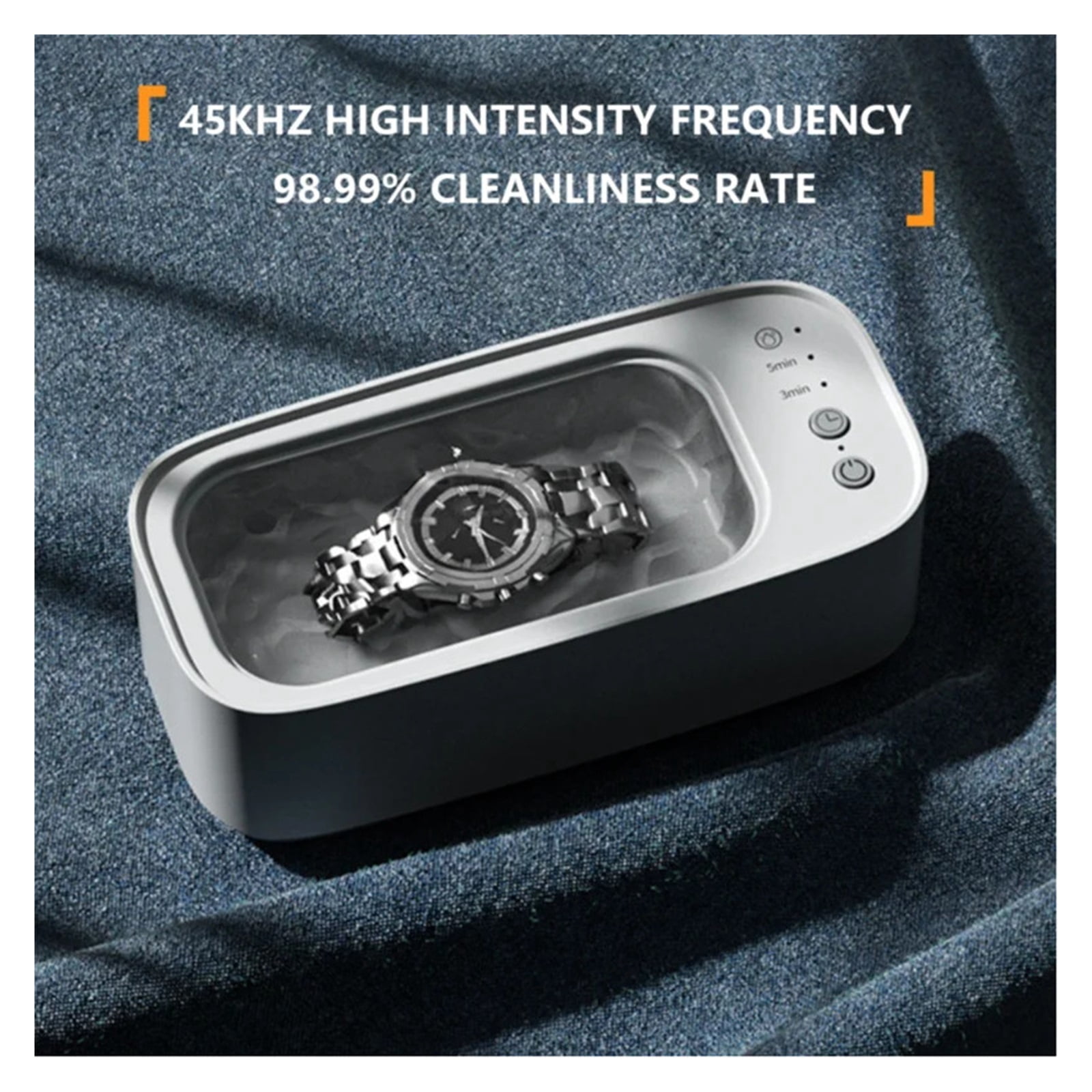 Ultrasonic Glasses Cleaning 45khz Ultrasound Jewelry Cleaner Machine High Frequency Ultrasonic Clean Timing For Jewelry