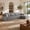 Gray, variant on Hosnnlie Modular Corduroy Chaise Sofa Gray, Right Chaise Sectional, Rounded Corners, Easy-Clean Fabric, for Modern & Vintage-Style Homes