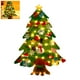 thumbnail image 3 of Árbol De Navidad De Fieltro Árbol De Navidad Suave De Bricolaje Con Adornos Y Luces De Cadena Cateissary HA029707-00, 3 of 5