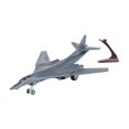 thumbnail image 3 of HILABEE Moule d'Avion Objets de Collection Portable Décoration de Table Simulation Jouet Miniature Gris, 3 of 9