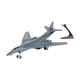 thumbnail image 3 of Molde de avión de combate para exhibición de escritorio con luz, juguete en miniatura de simulación. gris, 3 of 9