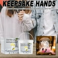 thumbnail image 1 of 1 Set Mold Powder Creative DIY Harmless Baby Footprint Hand Plaster Molding Casting Kit for Valentine's Day, 1 of 7