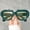Solid green-yellow tablets, variant on Trendy Oversized Sunglasses for Women Men Fashion Shield Aviator Sun Glasses UV400 Protection Goggles