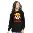 thumbnail image 2 of Awkward Styles Halloween Youth Sweatshirt for Girls Sister Scarecrow Crewneck Tee for Kids, 2 of 4