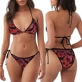 thumbnail image 3 of Disketp Bats And Spiders para Bañador de Dos Piezas para Mujer, Bikini Sexy Halter String, Conjunto de Bikini en Triángulo, 3 of 6