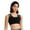 Black, variant on Wancir Bikini Tops for Women Adjustable Cross Back Swim Top Quick Dry Bathing Suit Tops High Neck Swim Bra