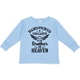 thumbnail image 3 of Inktastic Handpicked for Earth By My Brother in Heaven Angel Wings Boys or Girls Long Sleeve Toddler T-Shirt, 3 of 5