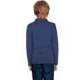 thumbnail image 5 of Arshiner Boy's Cable Knitted Sweater Half Zip Lightweight Casual Pullovers, 5 of 6