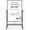 Black, variant on GOCAPTAIN Double-Sided Rolling Whiteboard for Office Home Training, Magnetic Dry Erase Board on Wheels, Height Adjustable Stand, Reversible Surface for Presentations - Black, 40"x28"