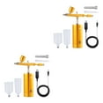 thumbnail image 4 of bedienty Compact Airbrush Air Compressor Kit Set Versatile Spray Painting Portable Gold 1.49x5.1x5.7 Inch 2Set, 4 of 6
