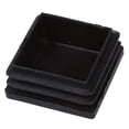 thumbnail image 5 of 40mm x 40mm Plastic Tube Inserts End Blanking Caps Black 60 Pcs, 5 of 6