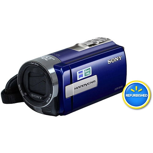 Sony Refurbished Blue DCRSX45/L 720p HD Camcorder with 60x Optical Zoom