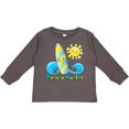 thumbnail image 3 of Inktastic Future Surfer- Surfboard and Sun Boys or Girls Long Sleeve Toddler T-Shirt, 3 of 5