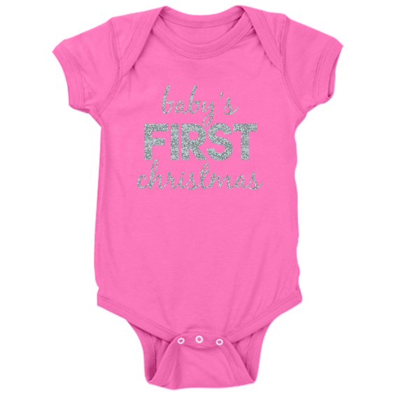 CafePress - Baby's First Christmas - Cute Infant Bodysuit Baby Romper