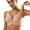 Beige, variant on Women Front Side Buckle Lace Edge Without Steel Ring Movement Seamless Gathering Adjustment Yoga Sleep Large Bra Purple,46