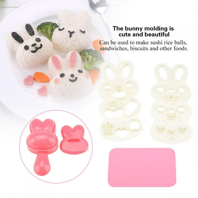 Sushi Rice , Bunny Shape Safe Sushi , For Sushi Rice Balls Sandwiches, Biscuits