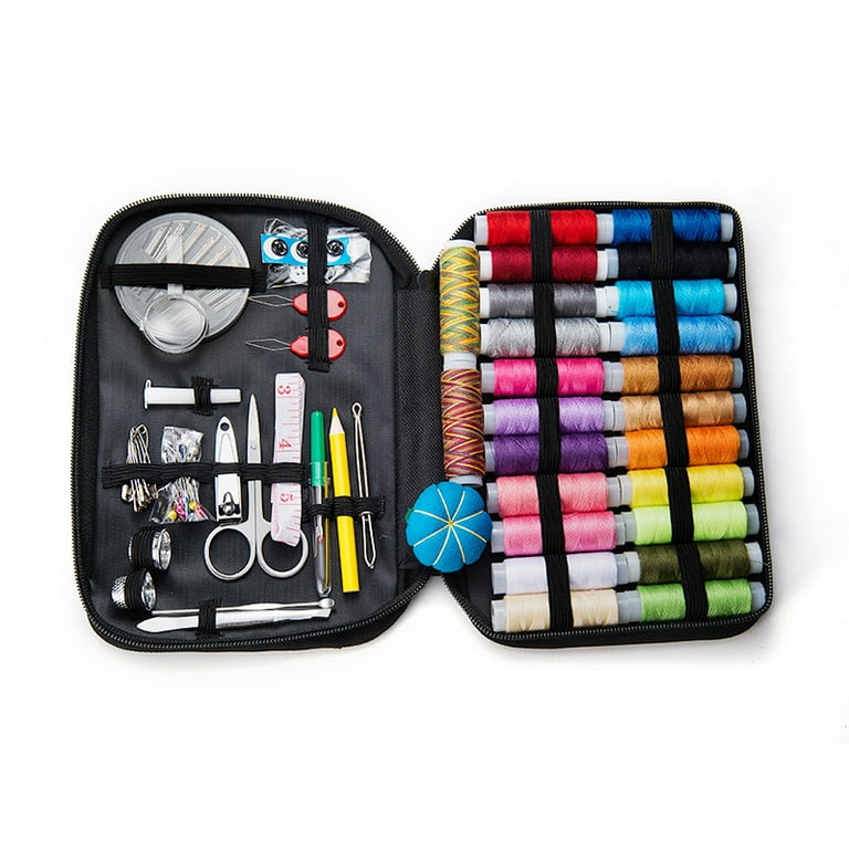 FeelGlad 58-in-1 DIY Premium Sewing Supplies Kit, Zipper Portable Complete Mini  Sew Kit for Adults, Beginner, Emergency - Diversified Mending Supplies and  Sewing Accessories 