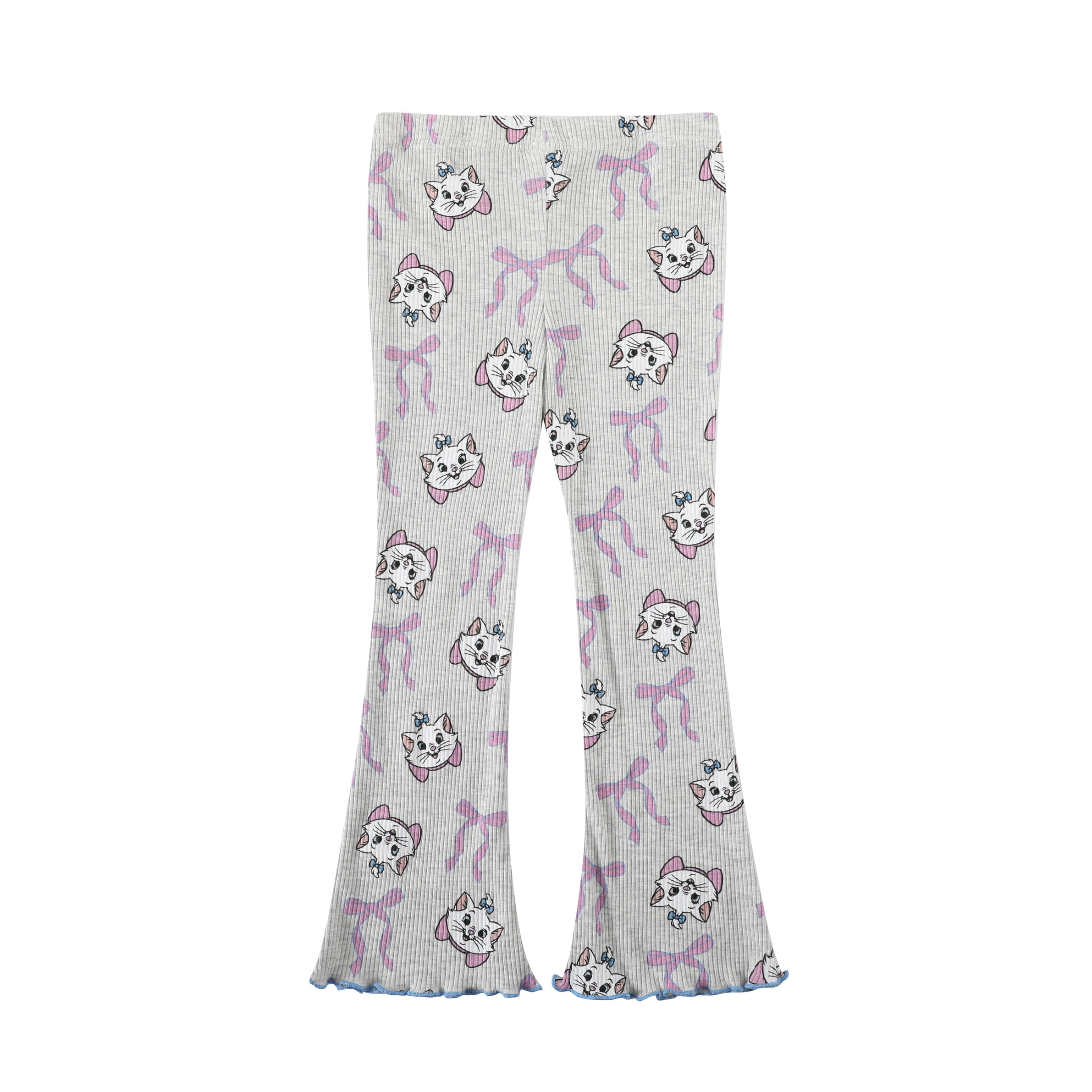 Disney Clothes Baby Girls 4-Piece Set – Marie Pullover, Tee, Shorts & Pants (Brown) 3T