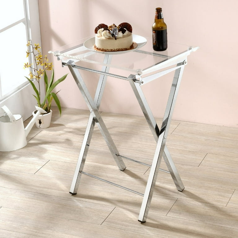 Chrome tray table discount