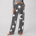 thumbnail image 5 of Zormilly Pajama Pants Women Fleece Elastic High Waisted Wide Leg Lounge Pants with Pockets Warm Plush Fuzzy Pajama Bottoms, S-3XL, 5 of 8