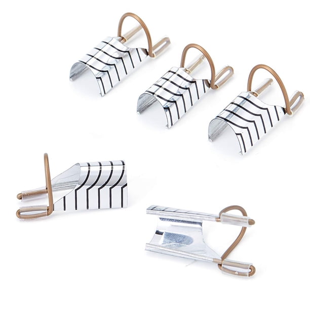 Guía de extensión de uñas reutilizable, 5 uds., puntas de molde de uñas francesas ajustables, formas de arte de uñas doradas para construcción de uñas de Gel polivinílico UV acrílico oso de fresa Electrónica