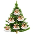 thumbnail image 3 of Adornos Colgantes Para Árbol De Navidad 2021 Con Cordón Fawn Family 2-6 Personas Diy Nombre Bendición Colgante Regalo Para Amigos O Familiares Advancent AP006895-04, 3 of 6
